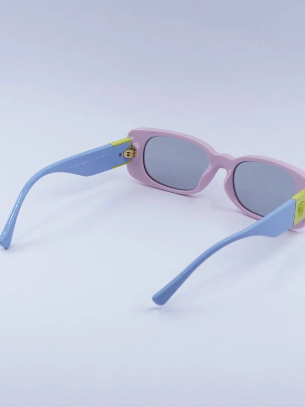 Versace Kids VK4003U 5440CV Sunglasses Pink Rectangle Frame, Grey Lenses